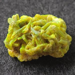 Autunite / Meta-Autunite Crystal, Stabilized- Fluorescent Uranium Ore, 3.3 Grams - China