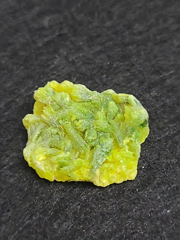 Autunite / Meta-Autunite Crystal, Stabilized- Fluorescent Uranium Ore, 3.4 Grams - China