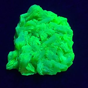 Autunite / Meta-Autunite Crystal, Stabilized- Fluorescent Uranium Ore, 3.4 Grams - China