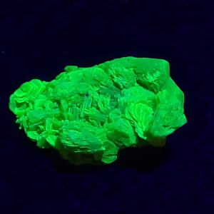 Autunite / Meta-Autunite Crystal, Stabilized- Fluorescent Uranium Ore, 1.6 Grams - China