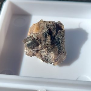 Crystolite Zircon Crystal on Matrix- Monmouth Township, Ontario Canada