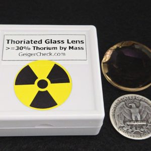 Thoriated Glass Lens from Vintage Kodak Projector - Thorium-232