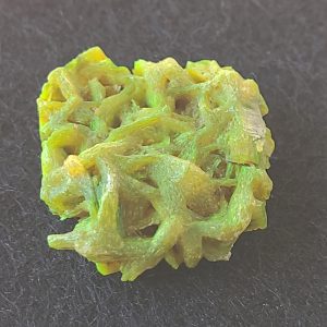 Autunite / Meta-Autunite Crystal, Stabilized- Fluorescent Uranium Ore, 5.4 Grams