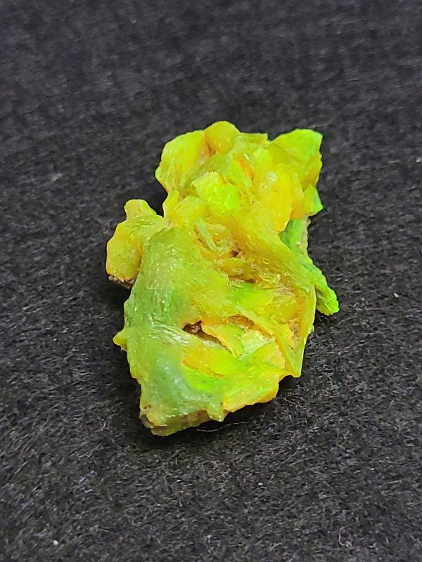 Meta-autunite Crystal Fluorescent Uranium Ore Specimen, Stabilized - 4.9 Grams