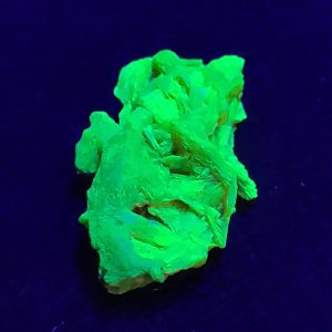 Meta-autunite Crystal Fluorescent Uranium Ore Specimen, Stabilized - 4.9 Grams