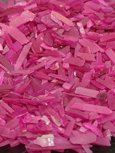 Fluorescent Natural Ruby Shards, 40 Grams