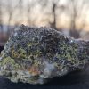 Pyromorphite and Wulfenite on Smoky Quartz - Loudville Mine, MA