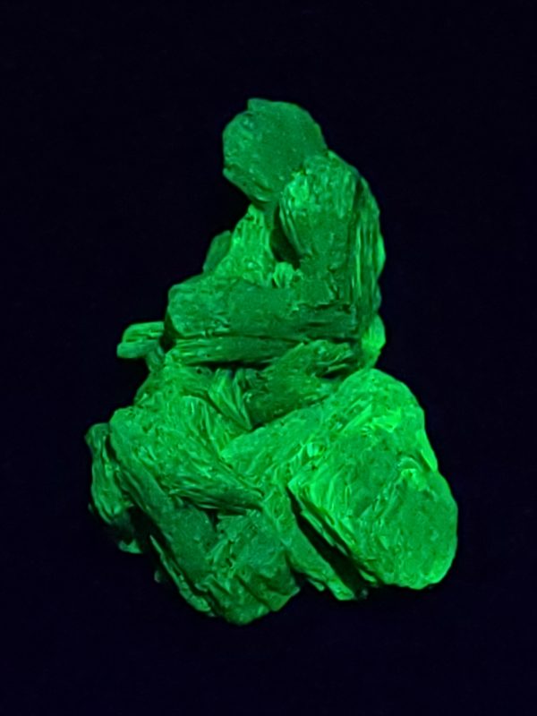 Autunite / Meta-Autunite Crystal - Fluorescent Uranium Ore - 2.3 Grams