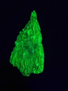 Autunite / Meta-Autunite Crystal  - Fluorescent Uranium Ore - 2 Grams 