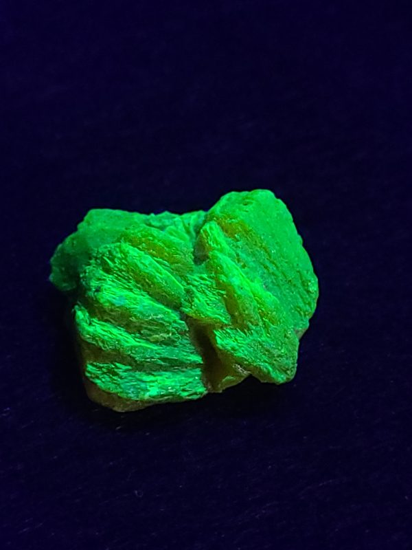 Autunite / Meta-autunite Crystal Fluorescent Uranium Ore Specimen - Stabilized - 6 Grams