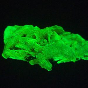 Meta-autunite Crystal Fluorescent Uranium Ore Specimen, Stabilized - 4.7 Grams