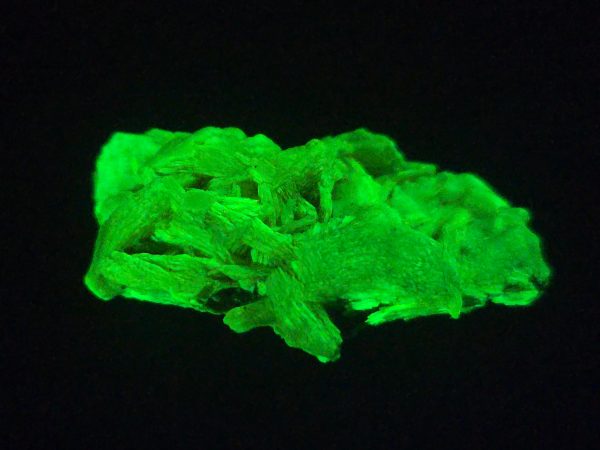 Meta-autunite Crystal Fluorescent Uranium Ore Specimen, Stabilized - 4.7 Grams