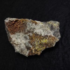 Tyuyamunite on Quartz Matrix - Uranium Ore - China