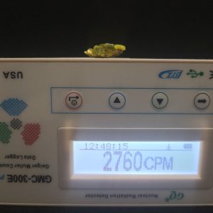 Autunite / Meta-Autunite Crystal - Fluorescent Uranium Ore - 2 Grams