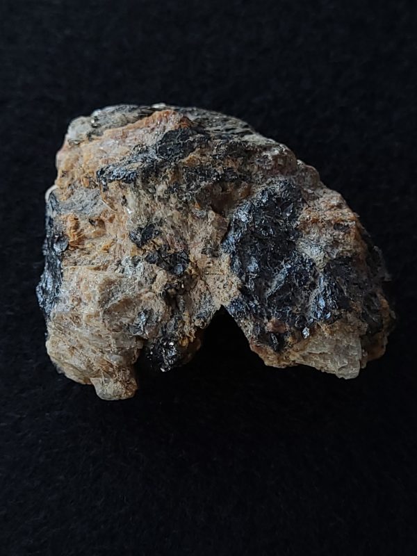 Samarskite-(y) in Matrix - Uranium, Thorium, & Uranium Ore - North Carolina