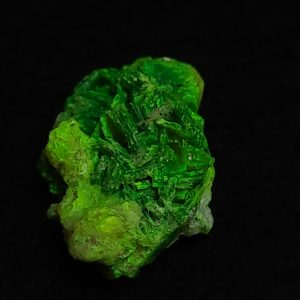 Autunite / Meta-Autunite Crystal, Stabilized- Fluorescent Uranium Ore - China - 2.6 Grams