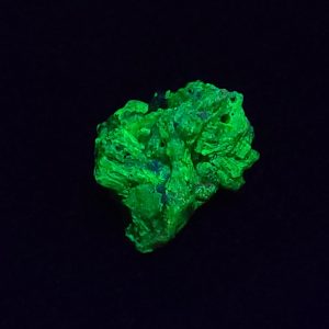 Autunite / Meta-Autunite Crystal, Stabilized- Fluorescent Uranium Ore - China - 1.6 Grams (Copy)