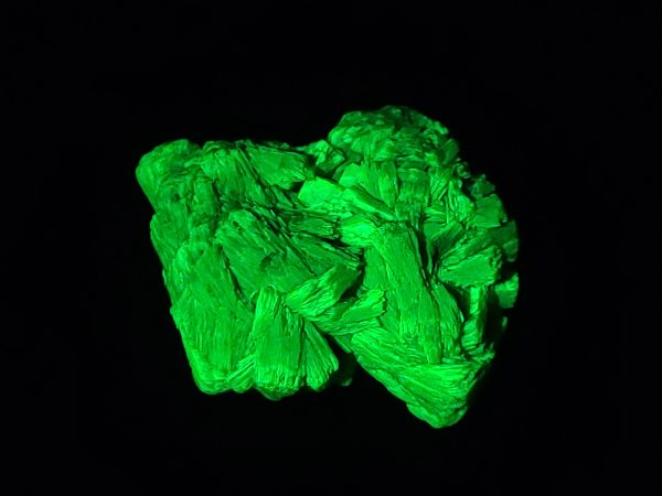 Lamellar Autunite Crystal, 12 Grams- Stabilized - Fluorescent Uranium Ore - China