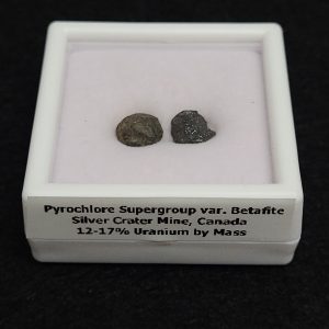 Pyrochlore Supergroup var. Betafite Crystal Pair, - Uranium Ore from Canada