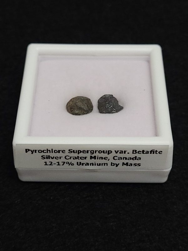 Pyrochlore Supergroup var. Betafite Crystal Pair, - Uranium Ore from Canada
