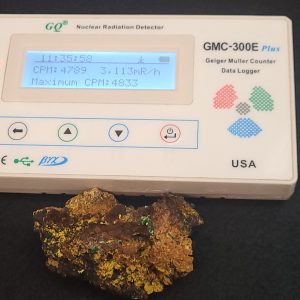 Torbernite with Parsonsite on Matrix - Guangxi, China
