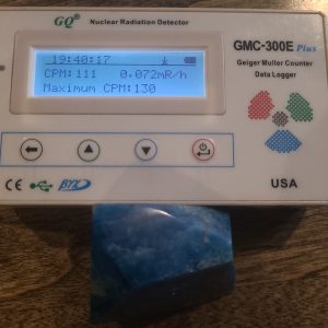 Apatite Crystal with Unknown Radioisotope(s)- China - 178 Grams