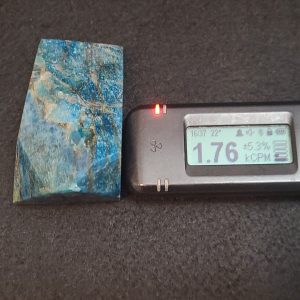 Apatite Crystal with Unknown Radioisotope(s)- China - 138 Grams