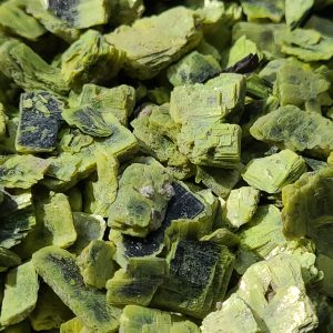 25 Grams of Autunite Flakes in a Lead Pig - Bulk Uranium Ore