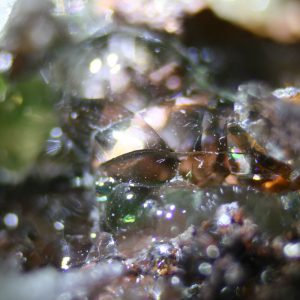 Botryoidal Hyalite Opal after Haiweeite - Erongo Mountain Namibia