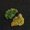 Autunite Pair, Fluorescent Uranium Ore Specimen 1900mg Total