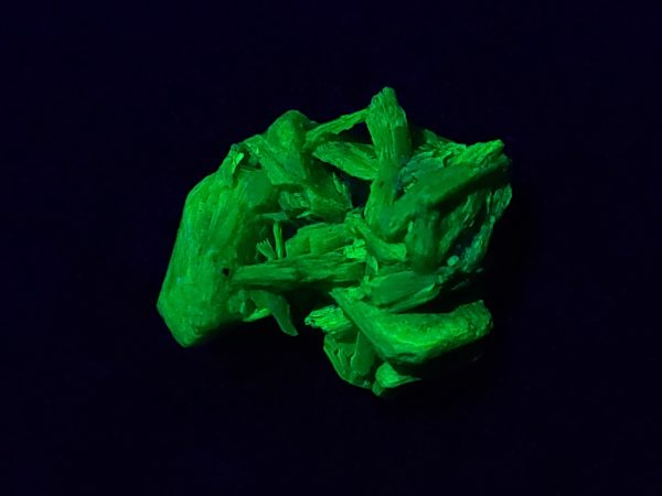 Autunite / Meta-Autunite Crystal, Stabilized- Fluorescent Uranium Ore - China -1.7 Grams