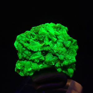 Autunite / Meta-Autunite Crystal, Stabilized- Fluorescent Uranium Ore 3.5 Grams8