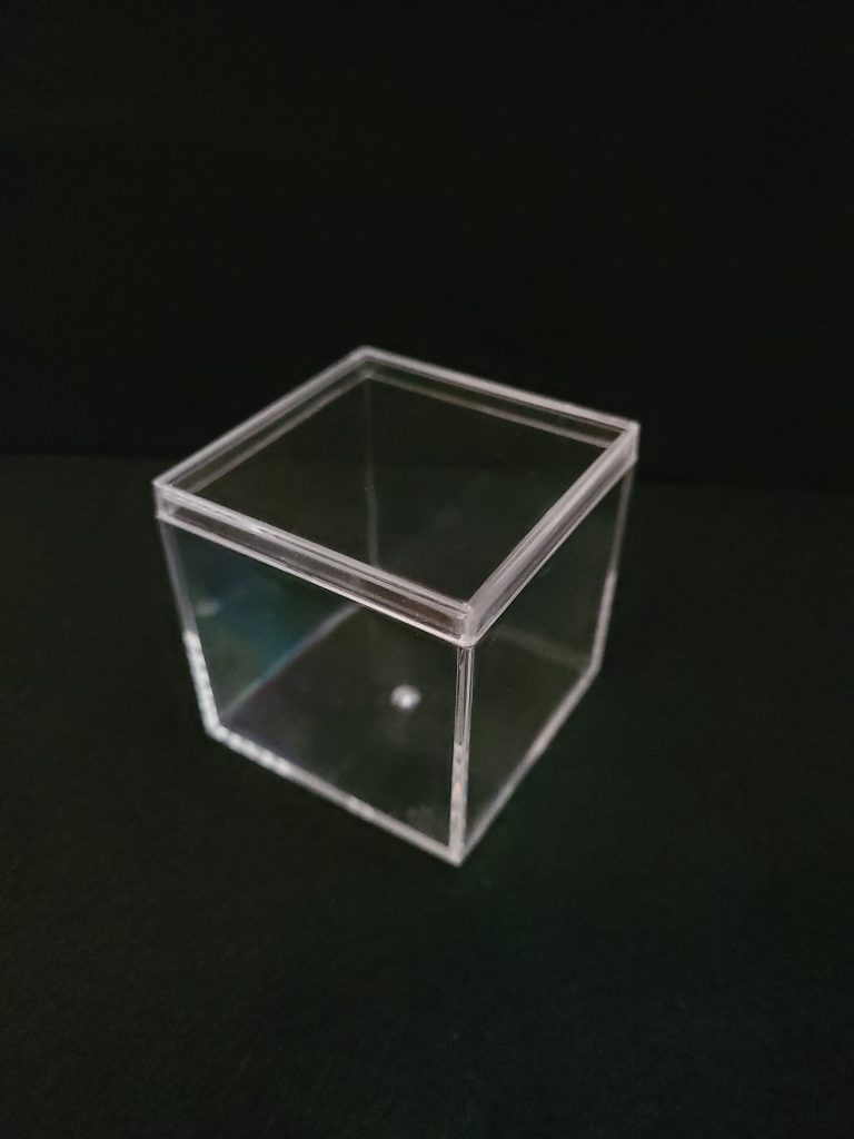 Acrylic Display Box, 1.77" with Lid