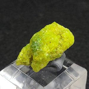 Autunite Crystal, Stabilized- Fluorescent Uranium Ore ~ 3 Grams