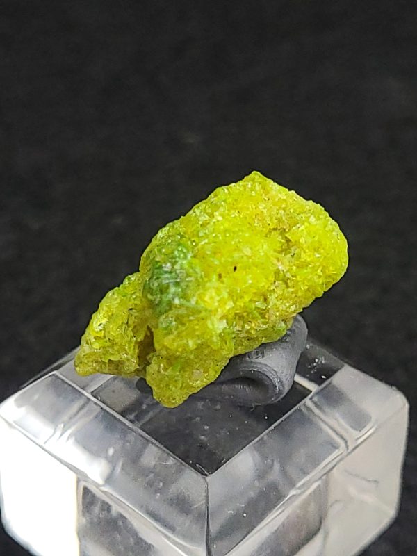 Autunite Crystal, Stabilized- Fluorescent Uranium Ore ~ 3 Grams