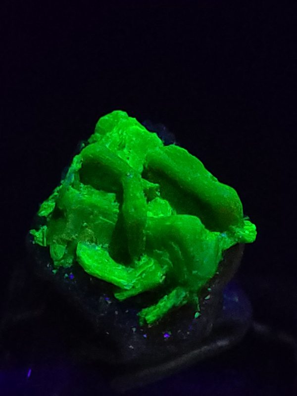 Autunite / Meta-autunite Crystals on Matrix - Fluorescent Uranium Ore