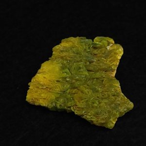 Autunite Crystal, Stabilized- Fluorescent Uranium Ore ~ 4 Grams
