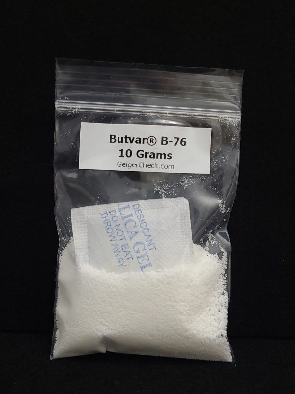 Butvar B-76 For Autunite or Fossil Preservation 10 Grams