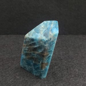 Blue Apatite Crystal with Unknown Radioisotope(s)- China - 95 Grams