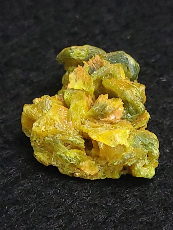 Autunite / Meta-Autunite Crystal, Stabilized- Fluorescent Uranium Ore ~ 3.4 Grams