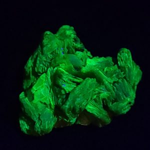 Autunite / Meta-Autunite Crystal, Stabilized- Fluorescent Uranium Ore ~ 3.4 Grams
