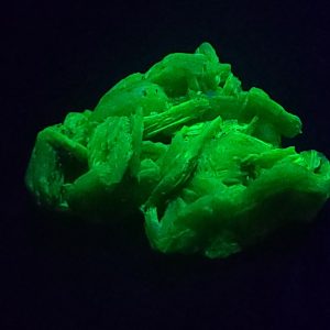 Autunite / Meta-Autunite Crystal, Stabilized- Fluorescent Uranium Ore ~ 2 Grams