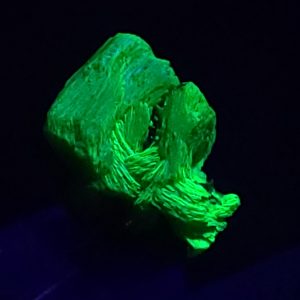 Autunite / Meta-Autunite on Matrix - Fluorescent Uranium Ore ~ 2.3 Grams