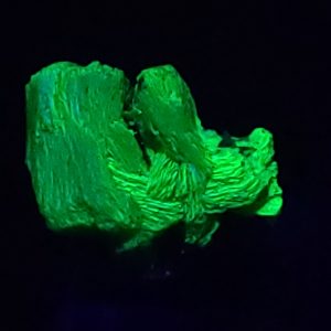 Autunite / Meta-Autunite on Matrix - Fluorescent Uranium Ore ~ 2.3 Grams