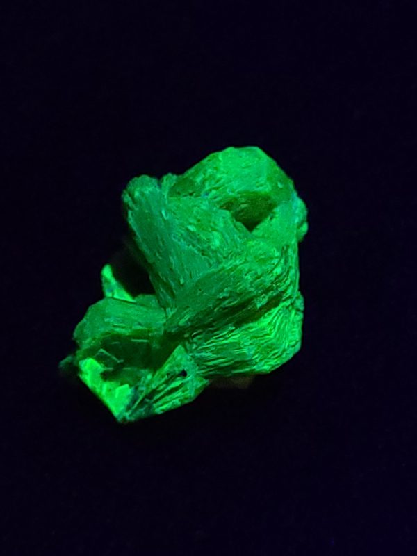 Autunite / Meta-Autunite on Matrix – Fluorescent Uranium Ore ~