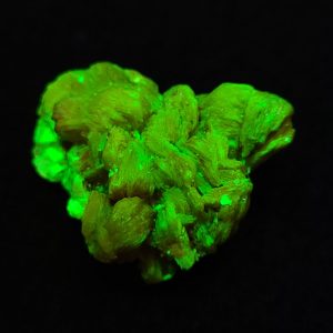 Autunite / Meta-Autunite Crystal, Stabilized- Fluorescent Uranium Ore ~ 9 Grams