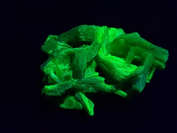 Autunite / Meta-Autunite Crystal, Stabilized- Fluorescent Uranium Ore ~ 3 Grams