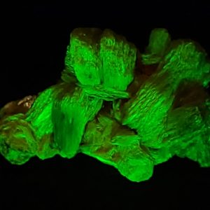 Autunite / Meta-Autunite Crystal, Stabilized- Fluorescent Uranium Ore ~ 7 Grams