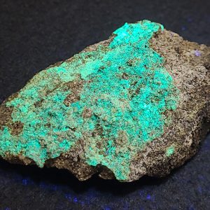 Andersonite Crystals on Matrix - D-Day Mine, USA - Fluorescent Uranium Ore