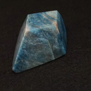 Blue Apatite Crystal with Unknown Radioisotope(s)- China - 108 Grams